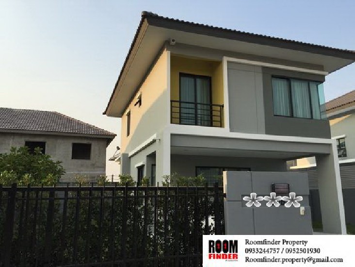 For Rent  Delight Bangna-Srinakarin House Type : 3 Beds 2 Baths Size : 50 Sqw. Fully Furni