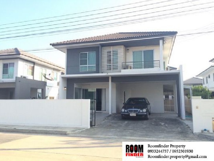 For Rent (Ѻ) Siwalee Bangna Km.14 / 3 beds 3 baths / 64 Sqw.**35,000** Partly Fur