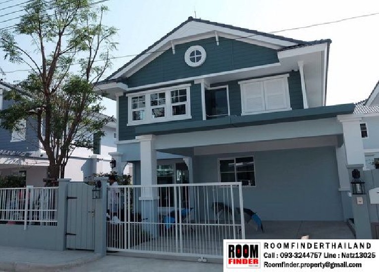 FOR RENT (Ѻ) Chaiyapruk Bangna Km.7 / 3 beds 3 baths / 55 Sqw.**40,000** Partly F