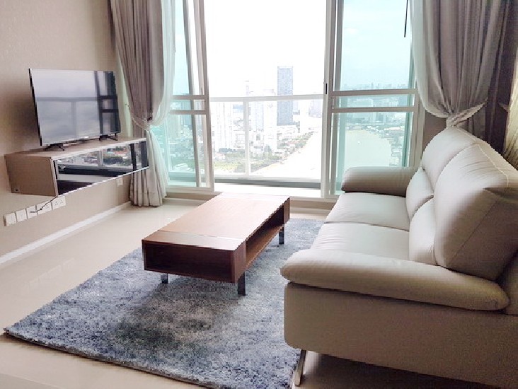 () FOR RENT MENAM RESIDENCE / 2 beds 2 baths / 77 Sqm.**60,000** Fully Furnished. High