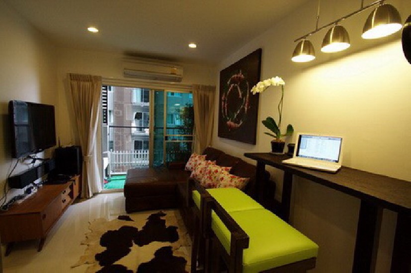 () FOR RENT A SPACE HIDEAWAY ASOKE-RATCHADA / 2 beds 2 baths / 52 Sqm.**22,000** Fully