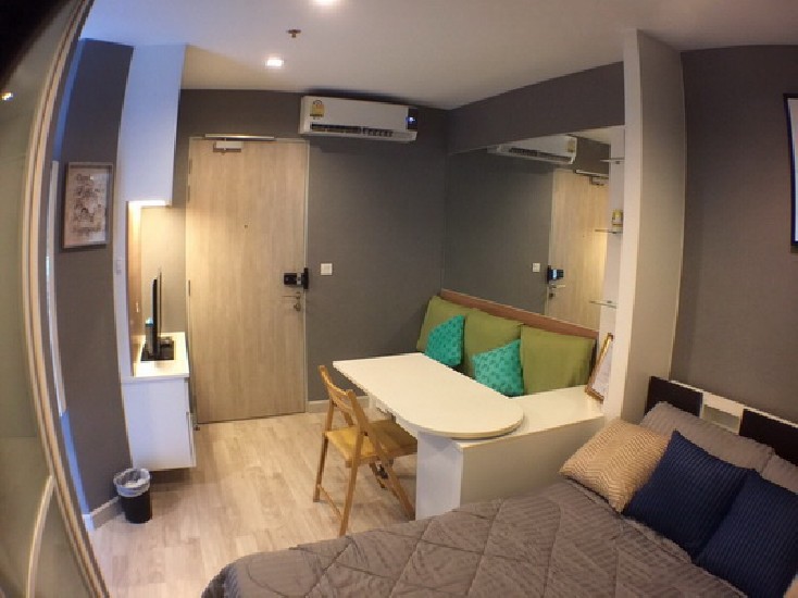 () FOR RENT IDEO MOBI RAMA 9 / Studio / 22 Sqm.**15,000** Fully Furnished. High Floor.