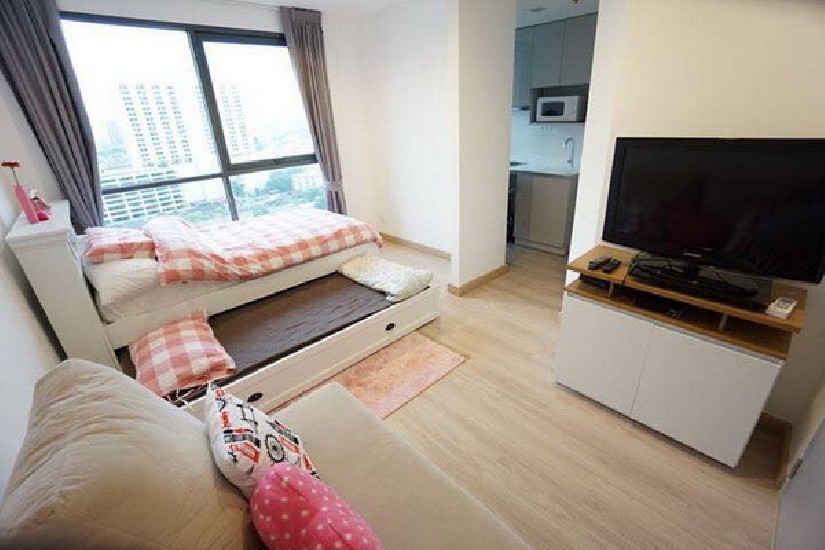 () FOR RENT IDEO MOBI PHAYATHAI / Studio / 22 Sqm.**17,000** Fully Furnished. High Flo