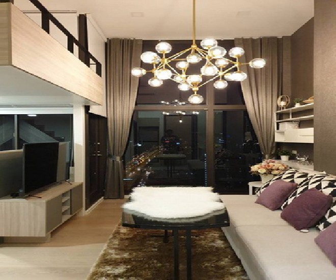 () FOR RENT CHEWATHAI RESIDENCE ASOKE / 1 bed Duplex / 34 Sqm.**25,000** Fully Furnish
