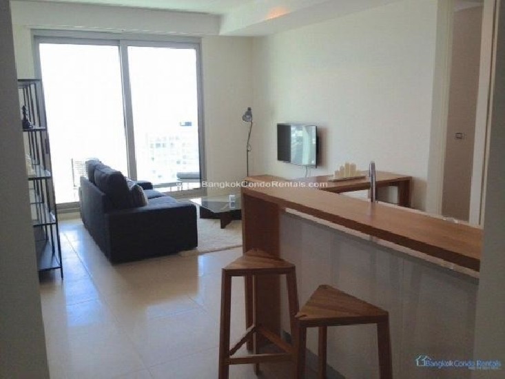 The River, Charoennakorn 13 for RENT, 2 Bed, 2 Bath, 78 sqm. Level 48, 55,000 TH per month