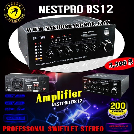 Nestpro Amplifier BS12-2ch