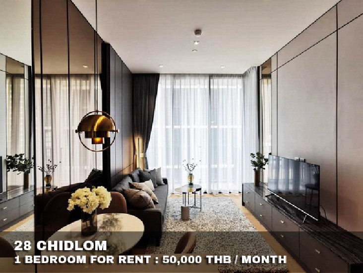 () FOR RENT 28 CHIDLOM / 1 bedroom / 45 Sqm.**50,000** Luxury Decorated. 