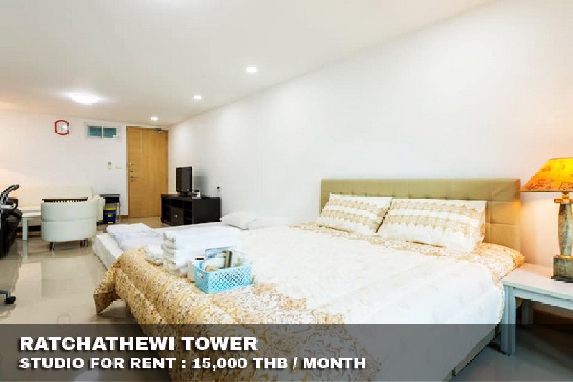 () FOR RENT RATCHATHEWI TOWER / Studio / 42 Sqm.**15,000** Newly Renovated. 
