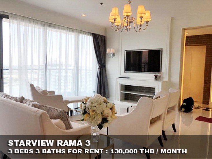 () FOR RENT STARVIEW RAMA 3 / 3 beds 3 baths / 160 Sqm.**130,000**