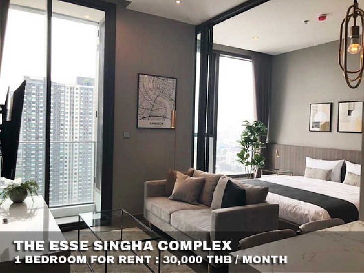 () FOR RENT THE ESSE SINGHA COMPLEX / 1 bedroom / 36 Sqm.**30,000** Brand New Condo.