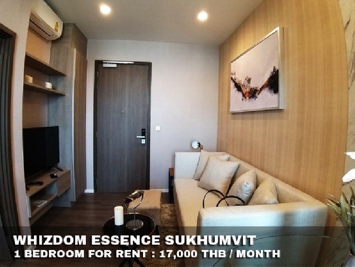 () FOR RENT WHIZDOM ESSENCE SUKHUMVIT / 1 bedroom / 34 Sqm.**17,000** Modern Decorated