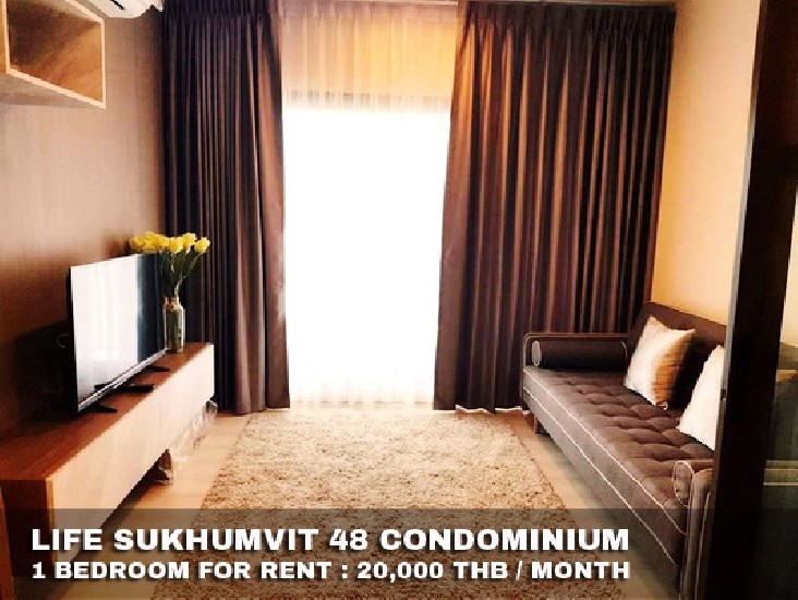 () FOR RENT LIFE SUKHUMVIT 48 / 1 bedroom / 38 Sqm.**20,000** Fully Furnished. 
