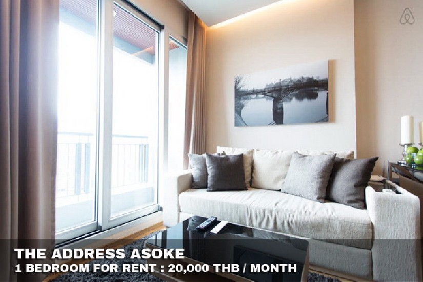 () FOR RENT THE ADDRESS ASOKE / 1 bedroom / 35 Sqm.**20,000** Fully Furnished.