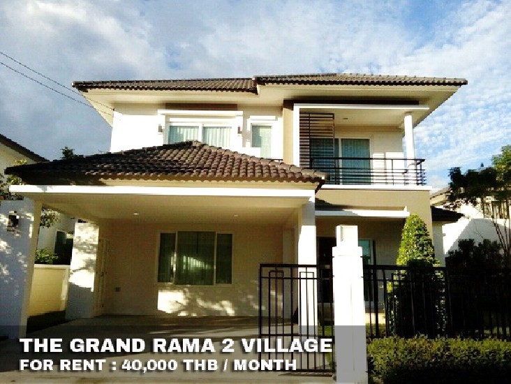 () FOR RENT THE GRAND RAMA 2 / 4 beds 3 baths / 80 Sqw.**40,000** Partly Furnished 
