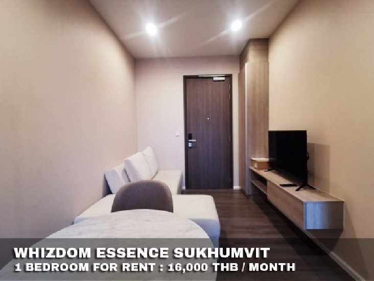 () FOR RENT WHIZDOM ESSENCE SUKHUMVIT / 1 bedroom / 34 Sqm.**16,000** Fully Furnished.