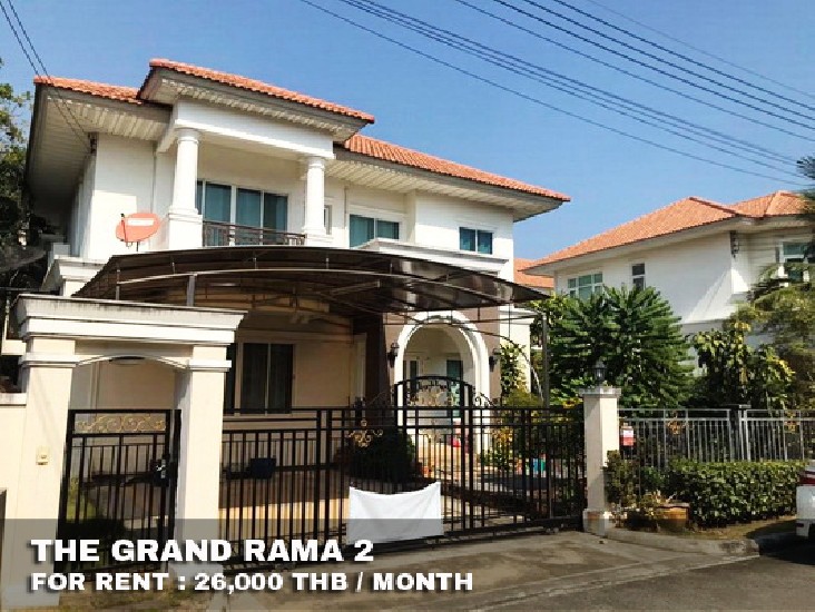 () FOR RENT THE GRAND RAMA 2 / 4 beds 3 baths / 90 Sqw.**26,000** Fully Furnished. 