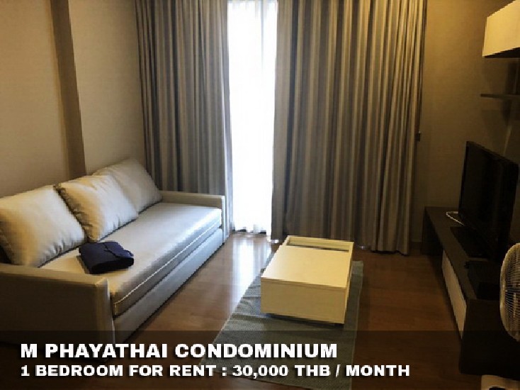 () FOR RENT M PHAYATHAI / 1 bedroom / 50 Sqm.**30,000** Pet Friendly. Fully Furnished.