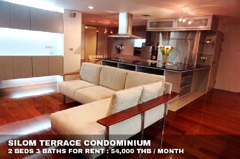 () FOR RENT SILOM TERRACE / 2 beds 3 baths / 150 Sqm.**54,000** Modern Decorated.