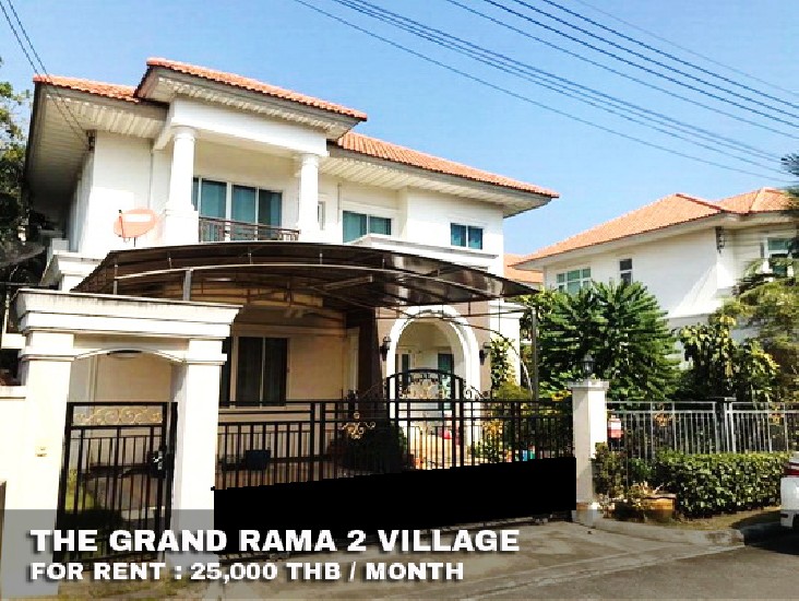 () FOR RENT THE GRAND RAMA 2 / 4 beds 3 baths / 89 Sqw.**25,000** Fully Furnished. 