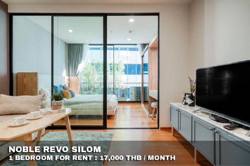 () FOR RENT NOBLE REVO SILOM / 1 bedroom / 32 Sqm.**17,000** Cozy Decorated. 