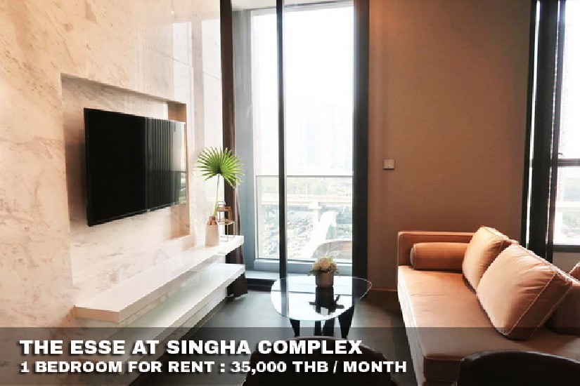 () FOR RENT THE ESSE AT SINGHA COMPLEX / 1 bedroom / 35 Sqm.**35,000** New Room. 