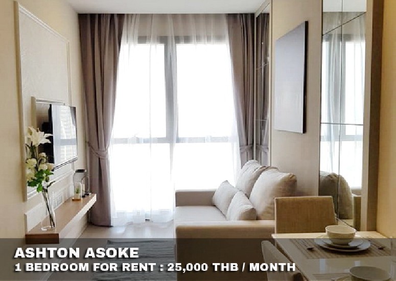 () FOR RENT ASHTON ASOKE / 1 bedroom / 34 Sqm.**25,000** Special Price. 