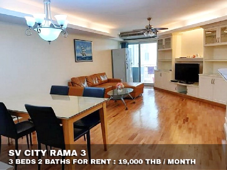 () FOR RENT SV CITY RAMA 3 / 3 beds 2 baths / 87 Sqm.**19,000** Special Deal. 