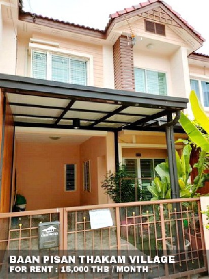 () FOR RENT BAAN PISAN THAKAM / 3 beds 2 baths / 18 Sqw.**15,000** Fully Furnished. 