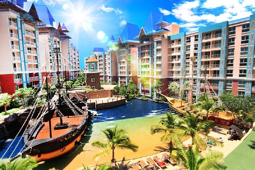 FOR RENT !! Grande Caribbean Condo Resort Pattaya -37 sq.m.  1 Bed Room, Full Furnish-10,0