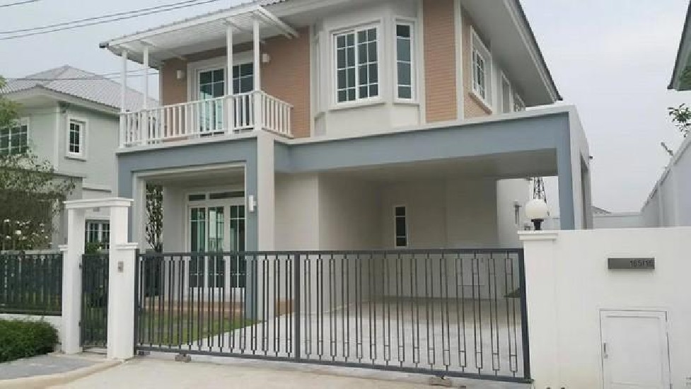 NeH15ให้เช่าบ้านใหม่ ชวนชื่น ซิตี้ นอร์ทวิลล์-วัชรพลAmerican Cottage Style 58ตรว 143ตรม 3น