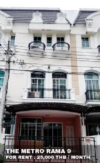 () FOR RENT THE METRO RAMA 9 / 3 beds 3 baths / 20 Sqw. **25,000** Fully furnished 