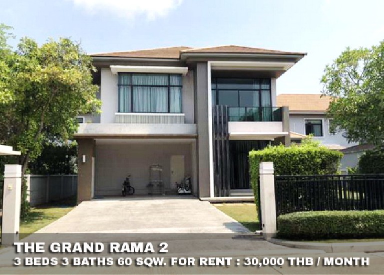 () FOR RENT THE GRAND RAMA 2 / 3 beds 3 baths / 60 Sqw. **30,000** Fully furnished 