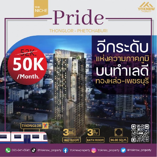Ҥ͹ The Niche pride thonglor-phetchaburi ͧ Type ҡ Ҵͺ 100 . 㨡ҧ