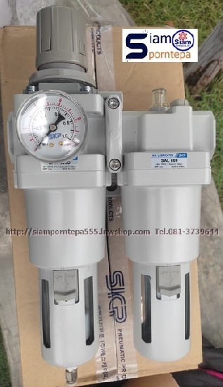SAU610-10BG SKP Filter Regulator Lubricator 2 Unit Size 1" pressure 0-10 bar(kg/cm2) 150ps