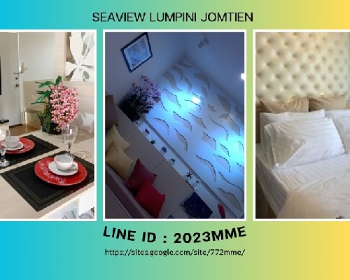 Lumpini Jomtien Condo studio seaview for Sale Line ID:2023mme