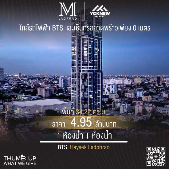  ͹ M ladpraoͧº  ٧ Size 34.22 SQ.M ԴѺ ö俿 BTS 