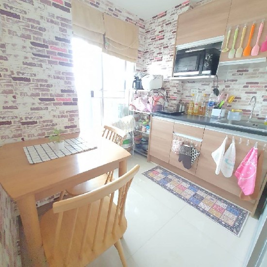  ͹ August Condo Charoenkrung 80  44 . 2 beds 1 bath 1 living 1 kitchen 1 balcony 