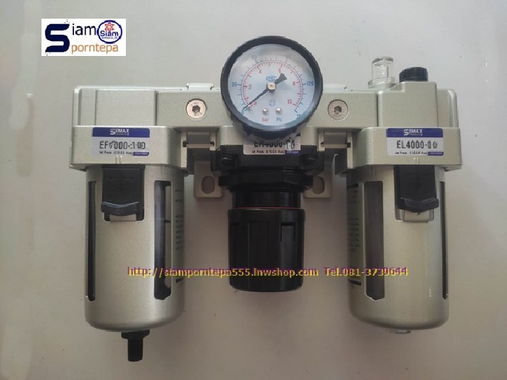 EC5000-10D Filter Regulator 3 Unit Size 1" Auto  Pressure 0-10bar(kg/cm2) 150psi
