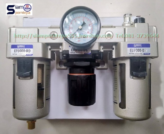 EC3000-03D Filter Regulator 3 Unit Size 3/8" Auto  Pressure 0-10bar(kg/cm2) 150psi 