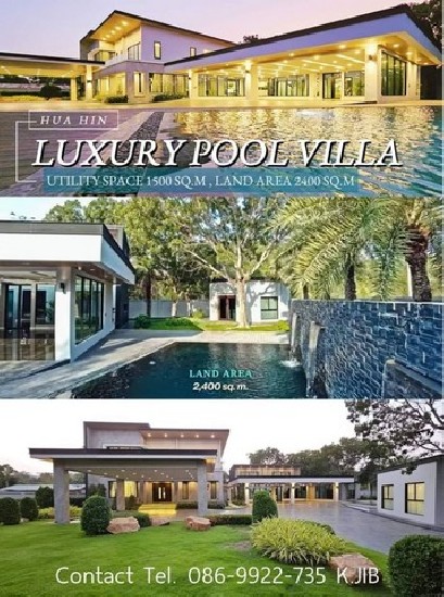 Luxurious vacation pool villa house Hua Hin Thailand Soi Chonprathan 12 Near Hua Hin 2 Hospital