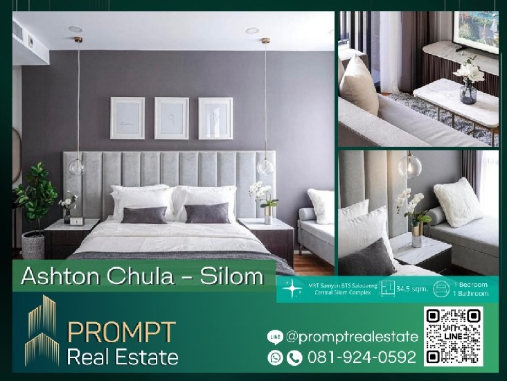 PROMPT *Rent* Ashton Chula - Silom - 34.5 sqm - #MRTSamyan #BTSSaladaeng #ChulalongkornUniversi