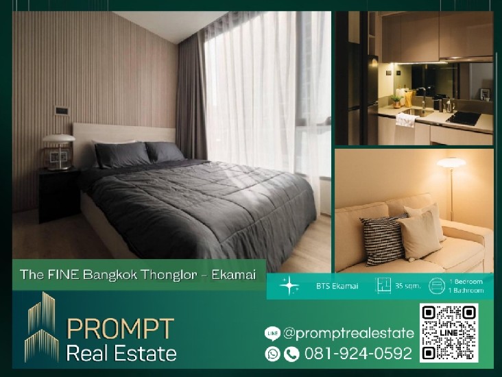 PROMPT *Rent* The FINE Bangkok Thonglor - Ekamai - 35 sqm - #BTSEkamai  #EmQuartier #CamillionH